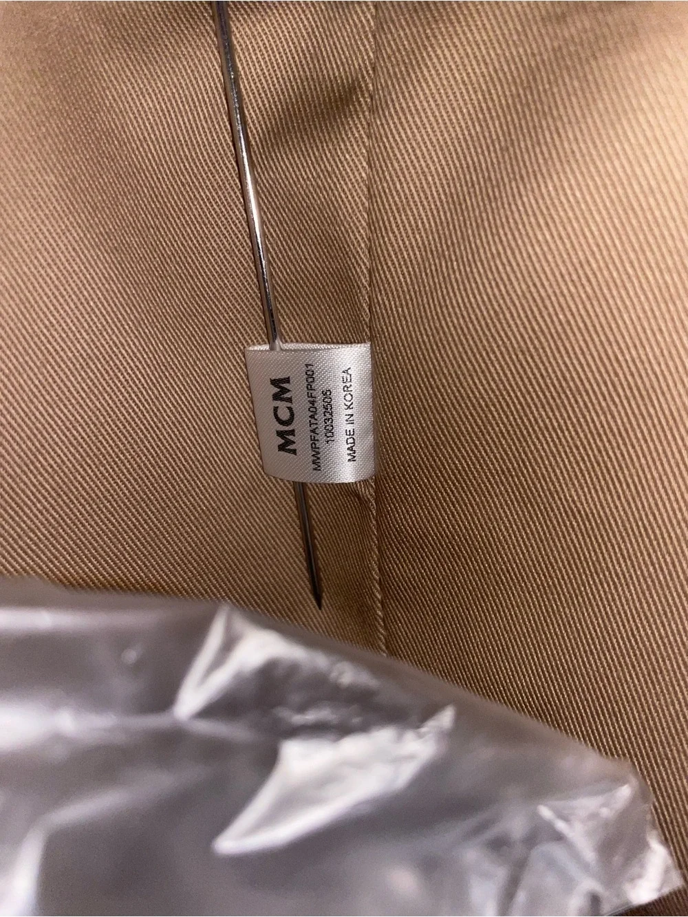 MCM Aren Leather Shoulder Tote Bag